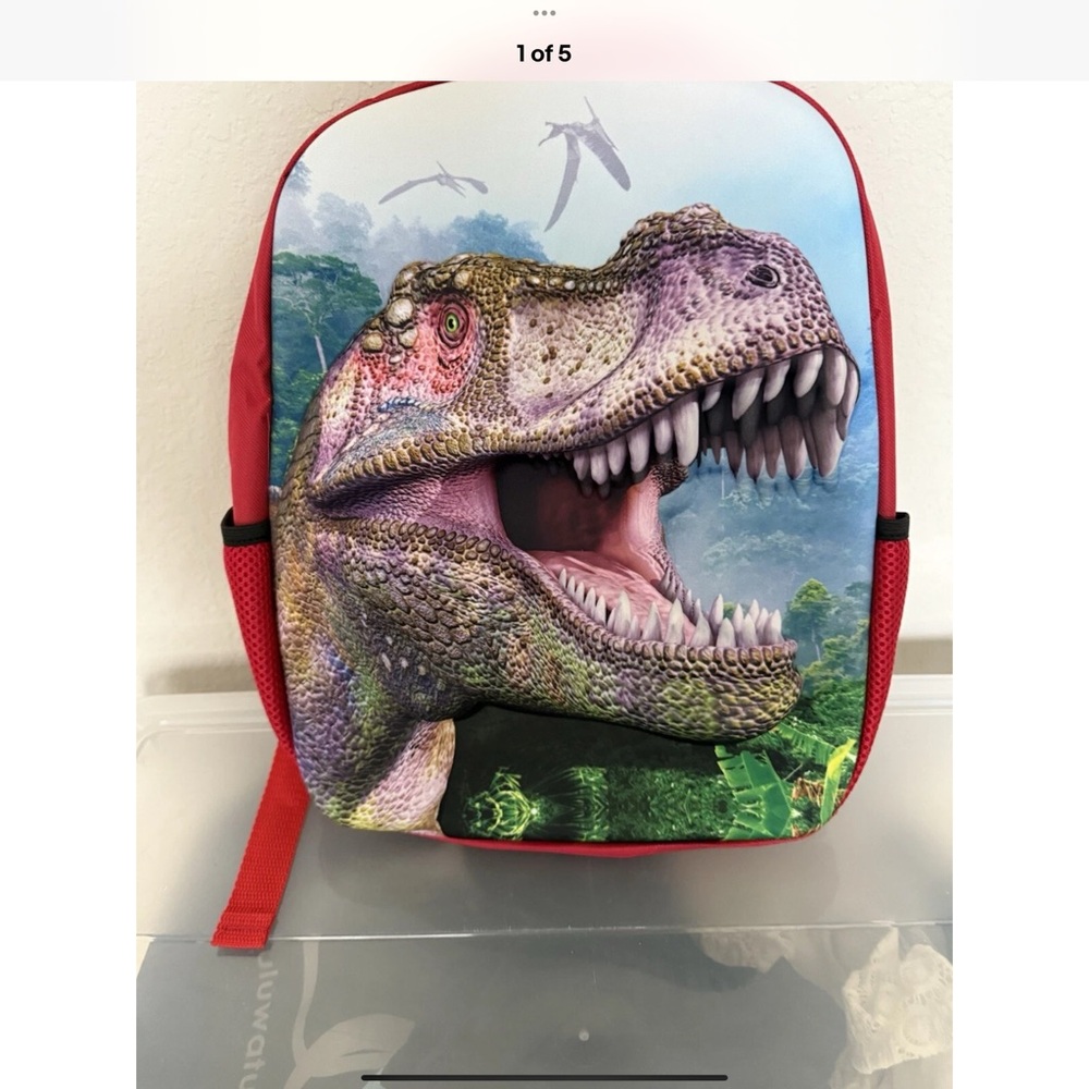 Disney World 3D T-Rex Dinosaur The Ride Backpack NWT!